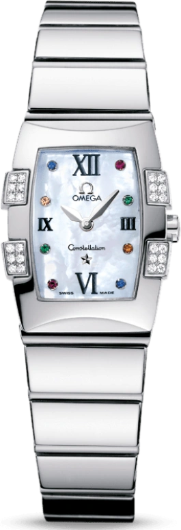Omega,Constellation 25mm,25mm,Stainless Steel,White,Quartz,Zodiac Indications,30000hours,1585,1585.79.00