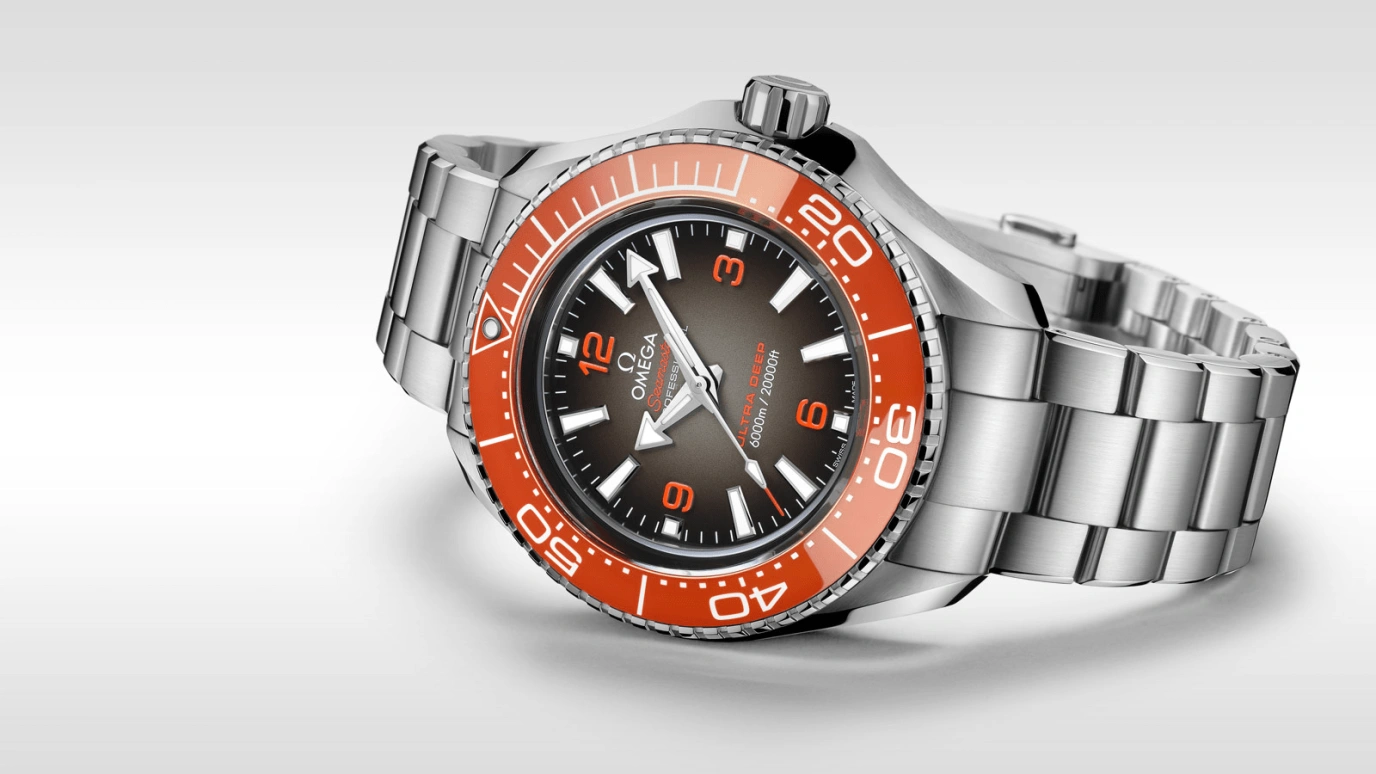 Omega,Seamaster Planet Ocean 45.50mm,45.50mm,Titanium,Ceramic,Stainless Steel,Grey,Automatic,Co-Axial Escapement,60hours,215,215.30.46.21.06.001