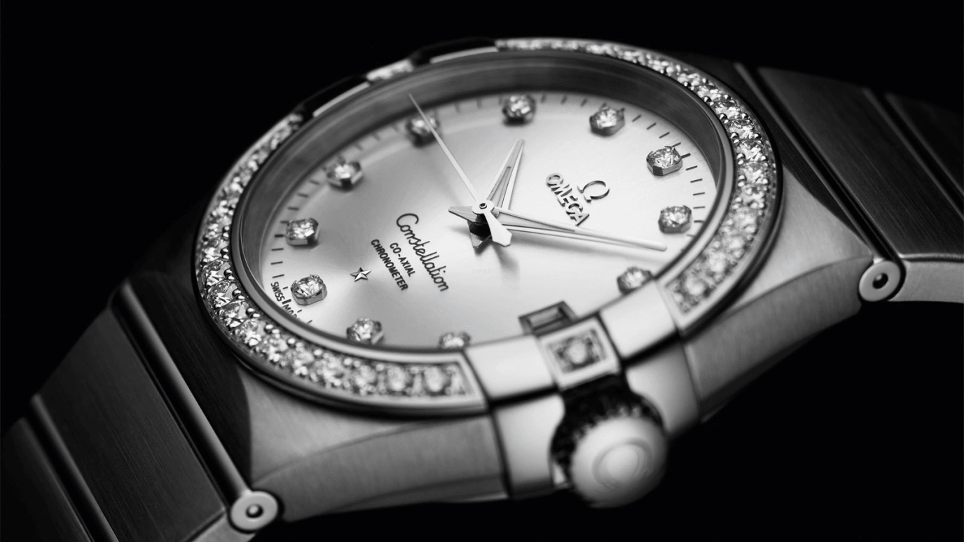 Omega,Constellation 35mm,35mm,Stainless Steel,Silver,Automatic,Date,Co-Axial Escapement,123,123.15.35.20.52.001