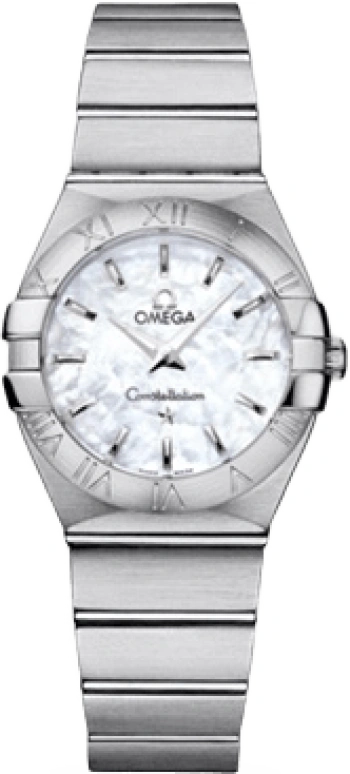 Omega,Constellation 27mm,27mm,Stainless Steel,White,Quartz,30000hours,In-house Caliber,123,123.10.27.60.05.001