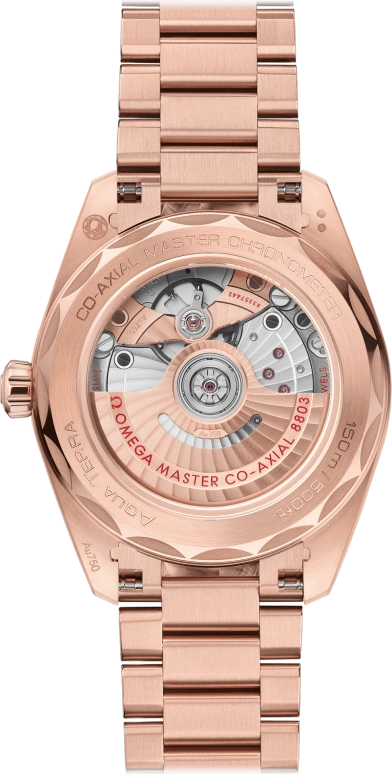 Omega,Aqua Terra 38mm,38mm,Sedna Gold,Purple,Automatic,Date,Co-Axial Escapement,220,220.55.38.20.99.001