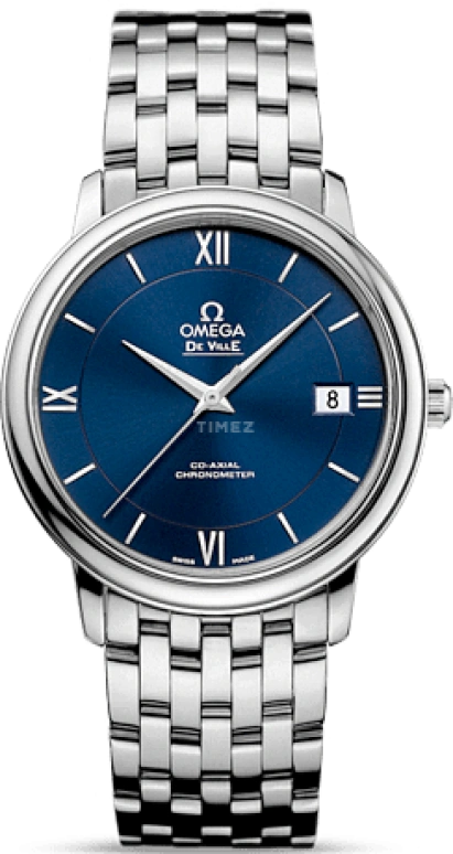 Omega,De Ville 36.80mm,36.80mm,Stainless Steel,Blue,Automatic,Date,Co-Axial Escapement,424,424.10.37.20.03.001