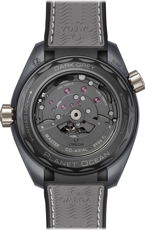 Omega,Seamaster 45.50mm,45.50mm,Ceramic,Grey,Automatic,Day,Dule Time,215,215.92.46.22.99.002