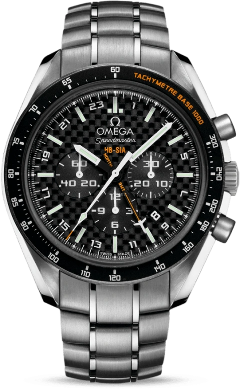 Omega,Speedmaster (Non-Moonwatch) 44.25mm,44.25mm,Titanium,Black,Automatic,Chronograph,Date,Co-Axial Escapement,Column Wheel,55hours,In-house Caliber,321,321.90.44.52.01.001