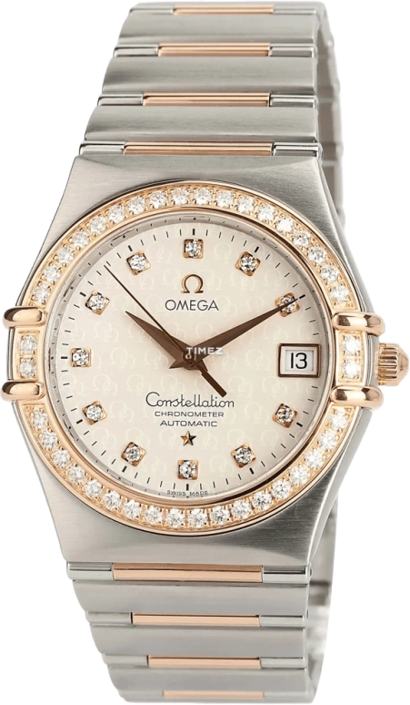 Omega,Constellation 35mm,35mm,Stainless Steel,Silver White,Automatic,Day,44hours,1308,1308.35.00