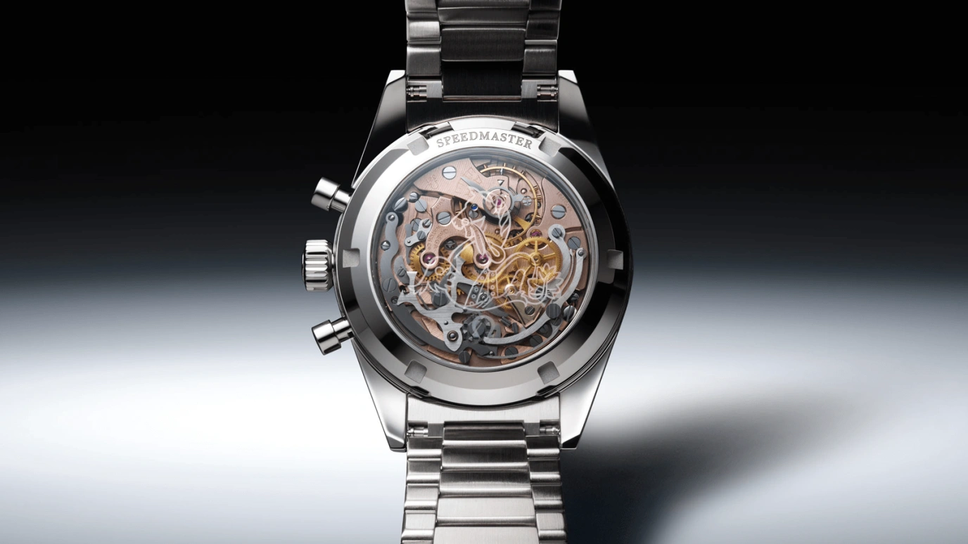 Omega,Speedmaster 38.60mm,38.60mm,Canopus Gold,Black,Handwound,Chronograph,55hours,311,311.50.39.30.01.001