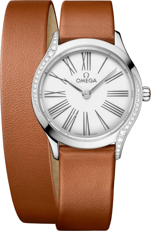 Omega,De Ville 26mm,26mm,Stainless Steel,White,Quartz,In-house Caliber,Sapphire,Crystal Glass,428,428.17.26.60.04.005