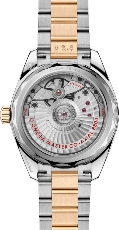 Omega,Aqua Terra 34mm,34mm,Stainless Steel,Green,Automatic,Day,Anti-magnetic,220,220.20.34.20.10.002