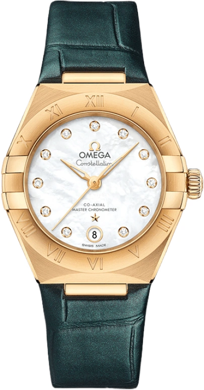 Omega,Constellation 29mm,29mm,Yellow Gold,White,Automatic,Date,Co-Axial Escapement,131,131.53.29.20.55.001
