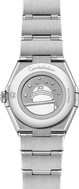 Omega,Constellation 28mm,28mm,Stainless Steel,Grey,Quartz,In-house Caliber,Sapphire,Crystal Glass,131,131.15.28.60.56.001