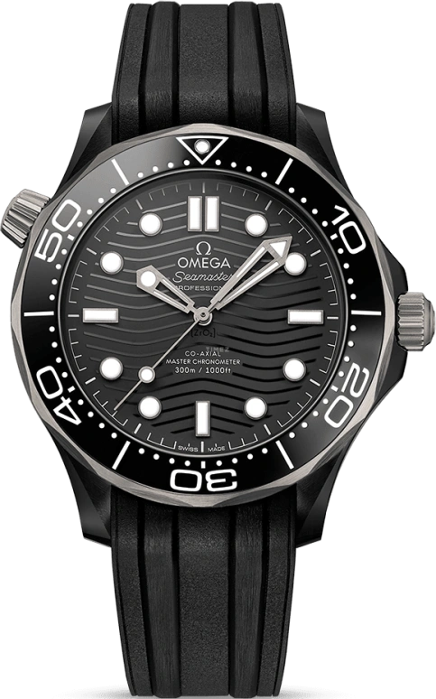 Omega,Seamaster Diver 300M 43.50mm,43.50mm,Titanium,Ceramic,Black,Automatic,Day,Co-Axial Escapement,210,210.92.44.20.01.001
