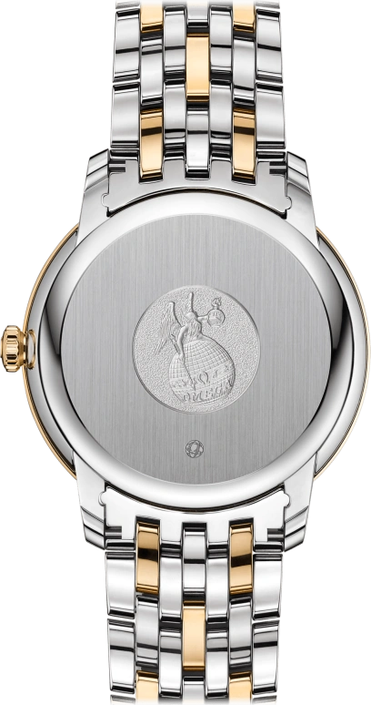 Omega,De Ville 39.50mm,39.50mm,Yellow Gold,Stainless Steel,Silver,Automatic,Date,Co-Axial Escapement,424,424.20.40.20.02.005