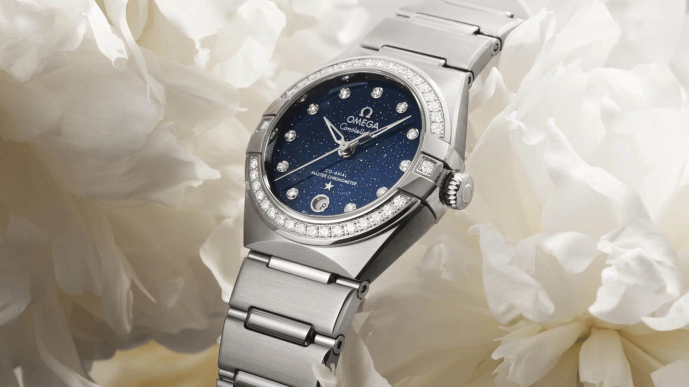 Omega,Constellation 29mm,29mm,Stainless Steel,Blue,Automatic,Date,Co-Axial Escapement,131,131.15.29.20.53.001