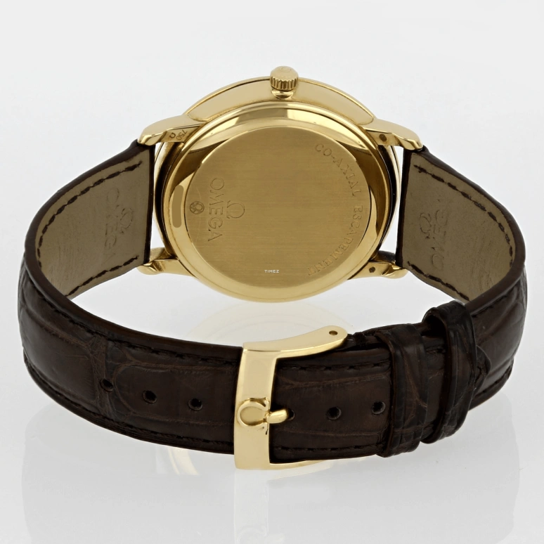 Omega,De Ville 36.50mm,36.50mm,Yellow Gold,Silver,Automatic,Day,48hours,4617,4617.31.02