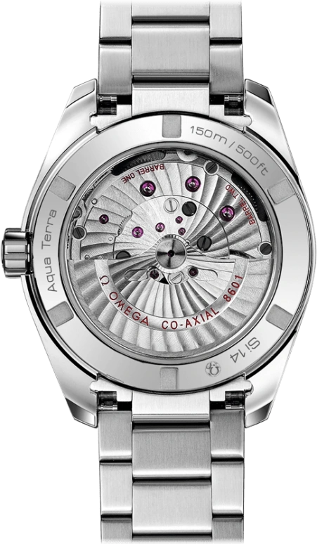 Omega,Aqua Terra 38.50mm,38.50mm,Stainless Steel,Blue,Automatic,Annual Calendar,Month,Date,Co-Axial Escapement,60hours,In-house Caliber,231,231.10.39.22.03.001