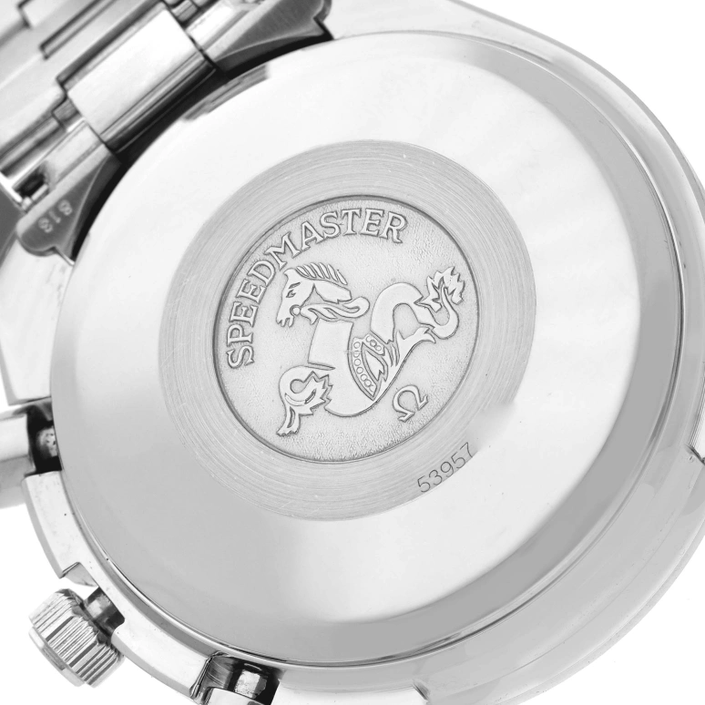 Omega,Speedmaster 39mm,39mm,Stainless Steel,Blue,Automatic,Chronograph,Day,3511,3511.80.00