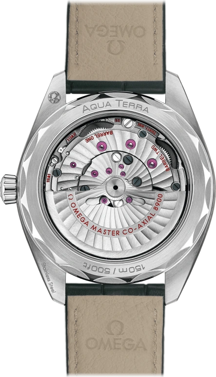Omega,Aqua Terra 41mm,41mm,Stainless Steel,Green,Automatic,Date,Co-Axial Escapement,220,220.13.41.21.10.001