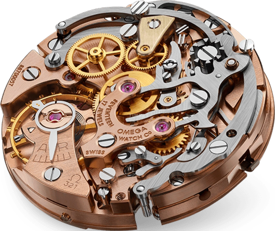 Omega,Speedmaster 38.60mm,38.60mm,Canopus Gold,Black,Handwound,Chronograph,55hours,311,311.50.39.30.01.001