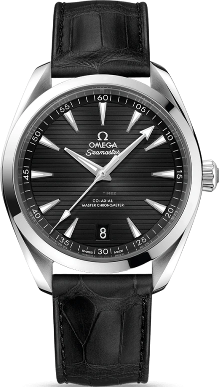 Omega,Aqua Terra 41mm,41mm,Stainless Steel,Black,Automatic,Date,Co-Axial Escapement,220,220.13.41.21.01.001