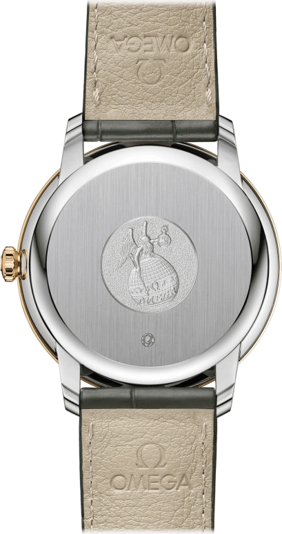 Omega,De Ville 39.50mm,39.50mm,Yellow Gold,Stainless Steel,Silver,Automatic,Date,Co-Axial Escapement,424,424.23.40.20.02.004