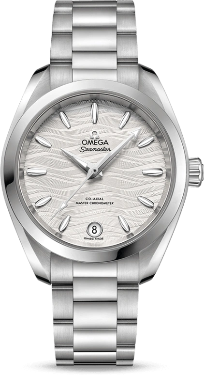 Omega,Aqua Terra 34mm,34mm,Stainless Steel,Silver,Automatic,Date,Co-Axial Escapement,220,220.10.34.20.02.002