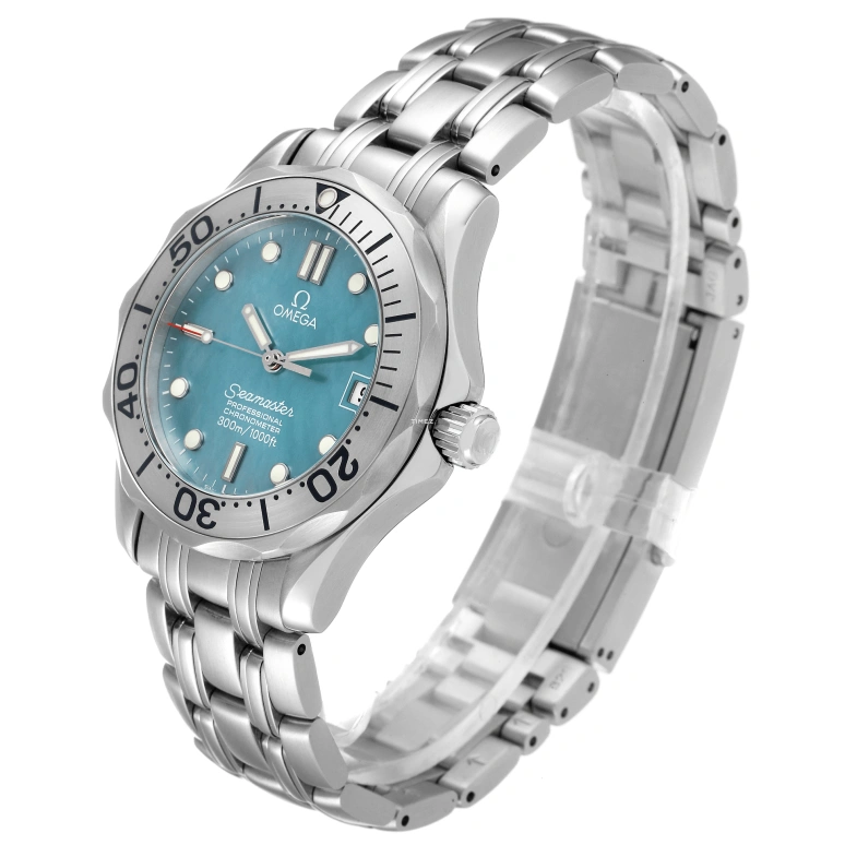 Omega,Seamaster 36mm,36mm,Stainless Steel,Blue,Automatic,Day,44hours,2050,2050.71