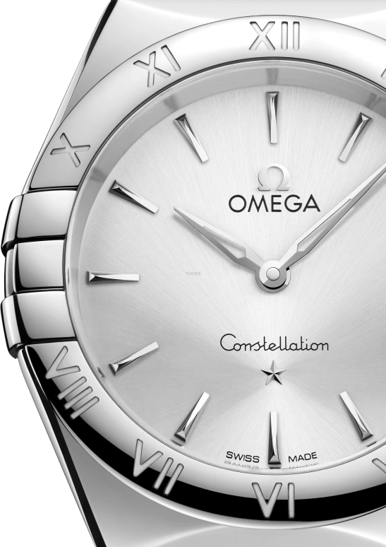 Omega,Constellation 28mm,28mm,Stainless Steel,Silver,Quartz,In-house Caliber,Sapphire,Crystal Glass,131,131.10.28.60.02.002