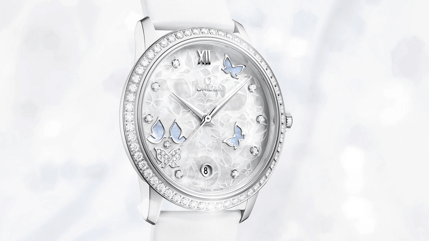 Omega,De Ville 36.80mm,36.80mm,White Gold,White,Automatic,Date,Co-Axial Escapement,424,424.57.37.20.55.002
