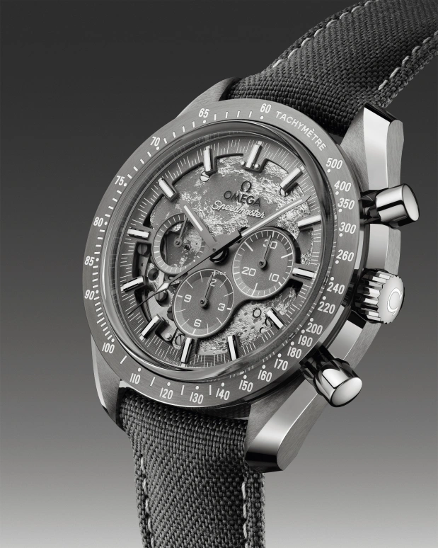 Omega,Speedmaster 44.25mm,44.25mm,Ceramic,Grey,Handwound,Chronograph,Anti-magnetic,310,310.92.44.50.06.001