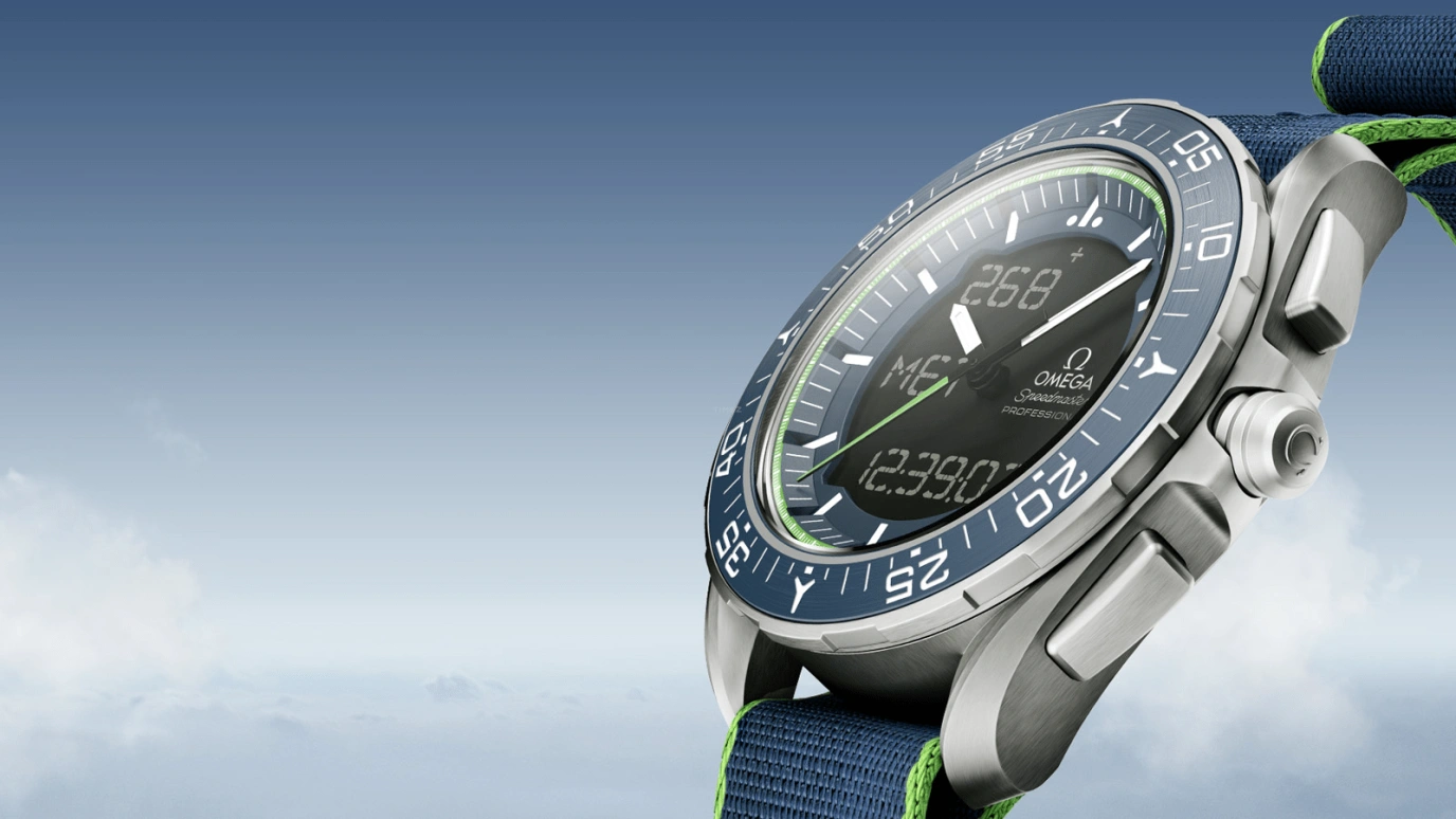 Omega,Speedmaster (Non-Moonwatch) 45mm,45mm,Titanium,Blue,Quartz,Chronograph,Perpetual Calendar,Month,Date,17520hours,In-house Caliber,318,318.92.45.79.03.001