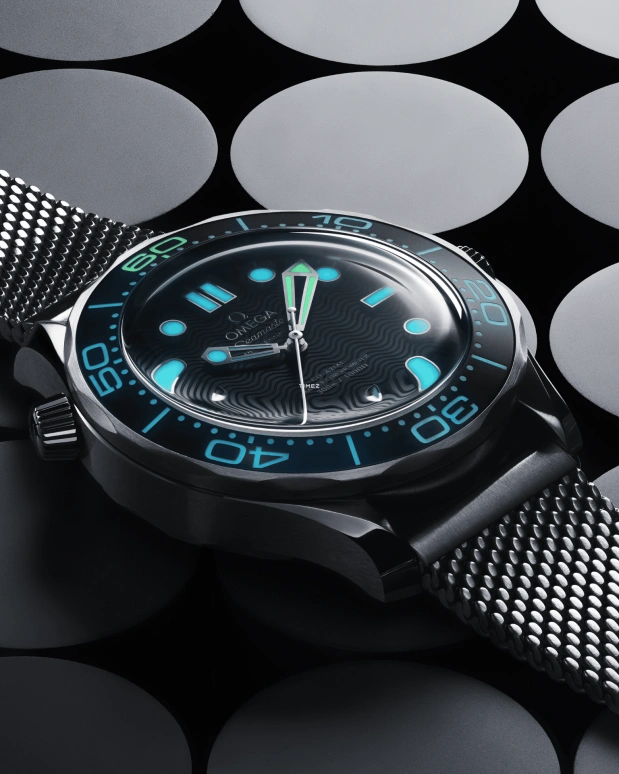 Omega,Seamaster 42mm,42mm,Stainless Steel,Blue,Automatic,55hours,In-house Caliber,210,210.30.42.20.03.002
