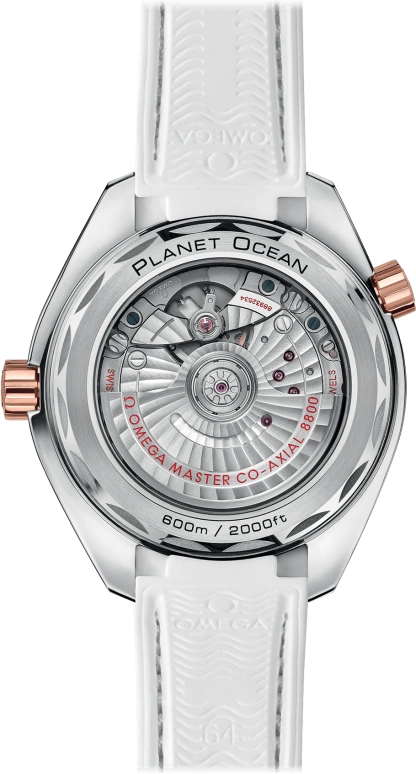 Omega,Seamaster Planet Ocean 39.50mm,39.50mm,Sedna Gold,Stainless Steel,White,Automatic,Date,Co-Axial Escapement,215,215.23.40.20.04.001