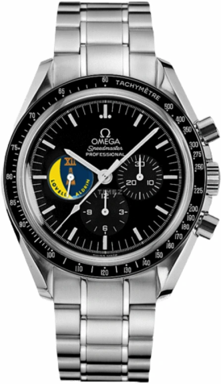 Omega,Speedmaster 42mm,42mm,Stainless Steel,Black,Handwound,Chronograph,Moonphase,Day,3597,3597.10.00