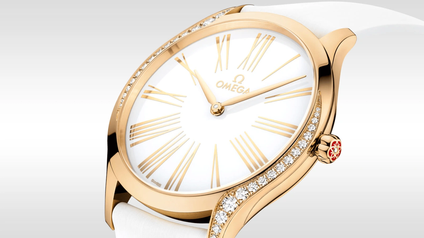 Omega,Trésor 36mm,36mm,Moonshine Gold,White,Quartz,Day,Zodiac Indications,428,428.57.36.60.04.001