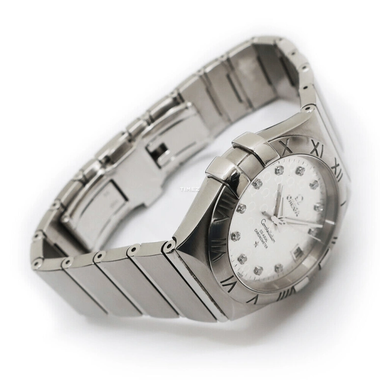 Omega,Constellation 35mm,35mm,Stainless Steel,Silver,Automatic,Day,48hours,123,123.10.35.20.52.002