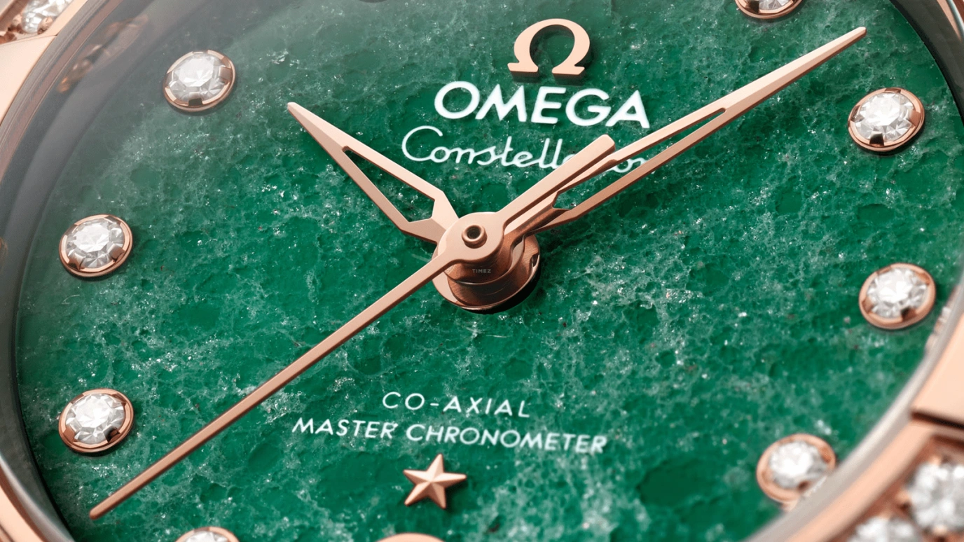 Omega,Constellation 29mm,29mm,Sedna Gold,Green,Automatic,Date,Co-Axial Escapement,131,131.58.29.20.99.004