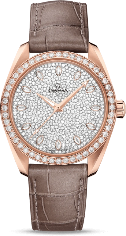 Omega,Aqua Terra 38mm,38mm,Sedna Gold,Automatic,Co-Axial Escapement,55hours,220,220.58.38.20.99.003