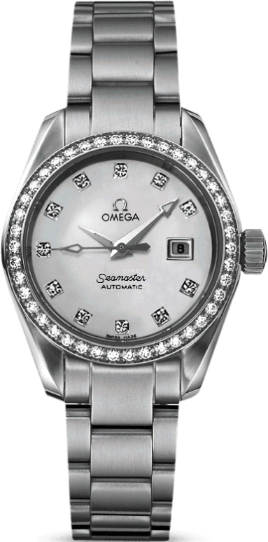Omega,Aqua Terra 29.20mm,29.20mm,Stainless Steel,White,Automatic,Date,42hours,2565,2565.75.00