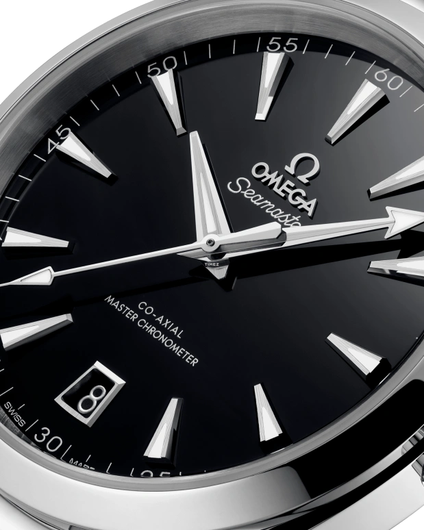 Omega,Aqua Terra 41mm,41mm,Stainless Steel,Black,Automatic,Day,Anti-magnetic,220,220.10.41.21.01.002