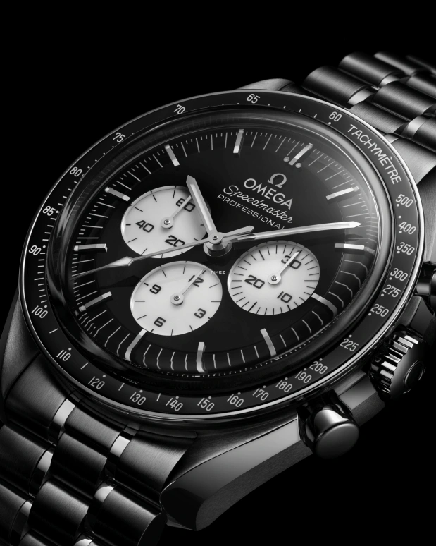 Omega,Speedmaster Moonwatch 42mm,42mm,Stainless Steel,Black,Handwound,Chronograph,Anti-magnetic,310,310.30.42.50.01.004