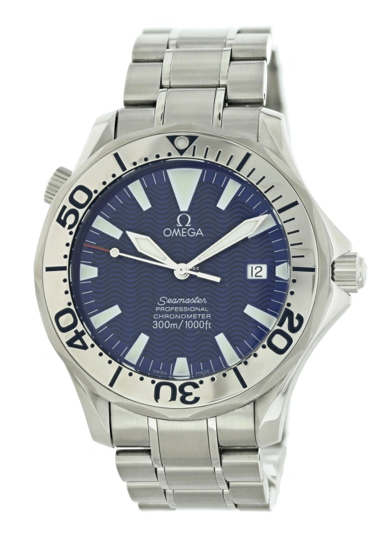 Omega,Seamaster Diver 300M 36.25mm,36.25mm,Stainless Steel,Blue,Automatic,Day,44hours,2250,2250.80.00