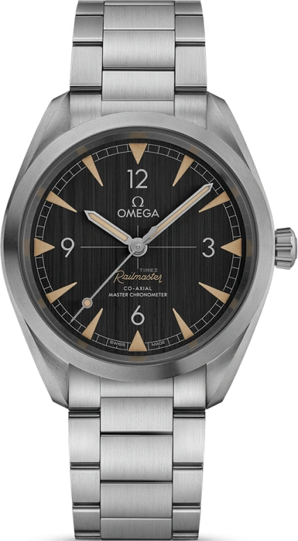 Omega,Railmaster 40mm,40mm,Stainless Steel,Grey,Automatic,Day,Co-Axial Escapement,220,220.10.40.20.01.001