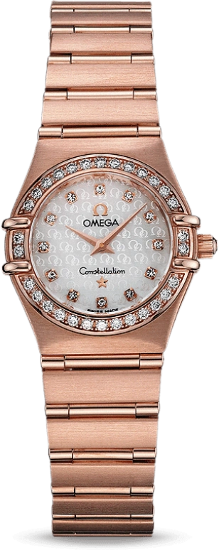 Omega,Constellation 22.50mm,22.50mm,Red Gold,White,Quartz,30000hours,In-house Caliber,1160,1160.75.00