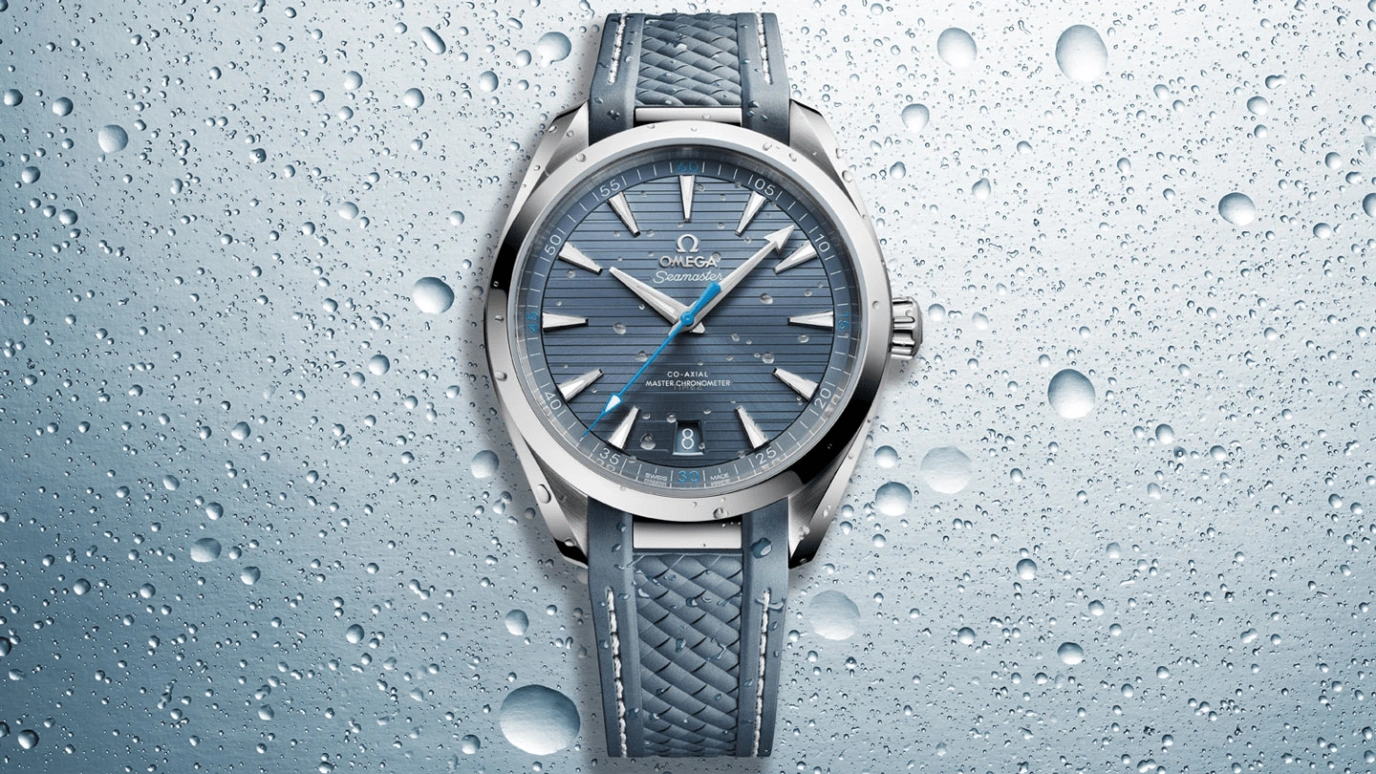 Omega,Aqua Terra 41mm,41mm,Stainless Steel,Blue,Automatic,Date,Co-Axial Escapement,220,220.12.41.21.03.002