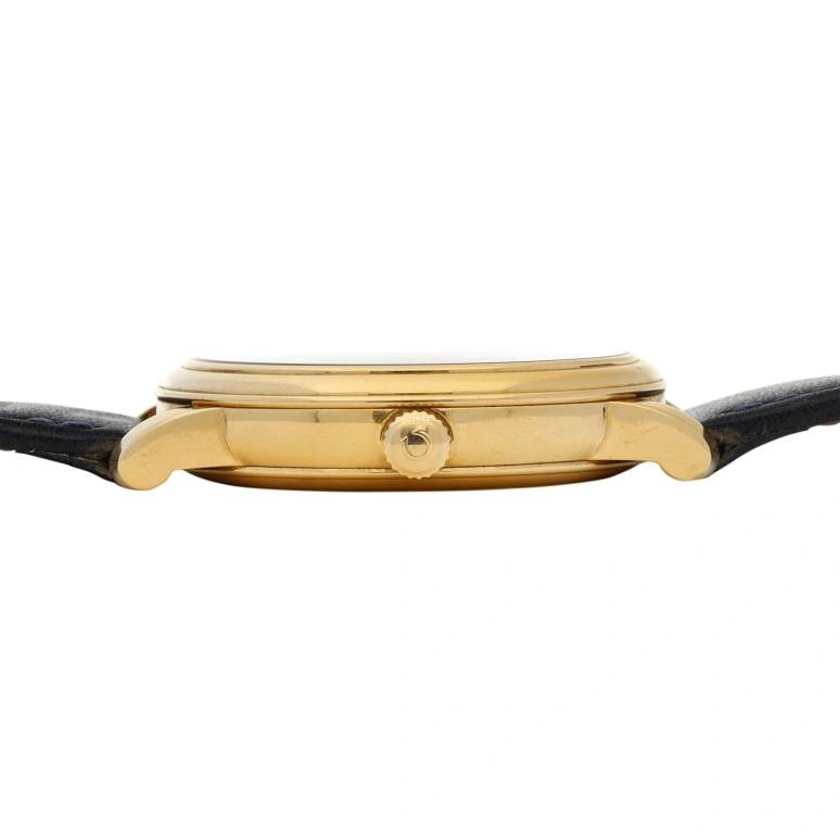 Omega,De Ville 39mm,39mm,Yellow Gold,Blue,Automatic,48hours,In-house Caliber,4613,4613.80.02