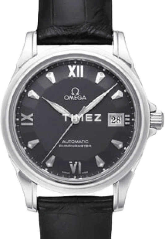 Omega,De Ville 38mm,38mm,White Gold,Black,Automatic,Day,44hours,5901,5901.41.31