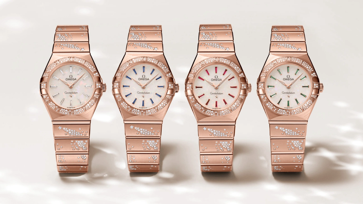 Omega,Constellation 28mm,28mm,Sedna Gold,White,Quartz,In-house Caliber,Sapphire,Crystal Glass,131,131.55.28.60.99.002