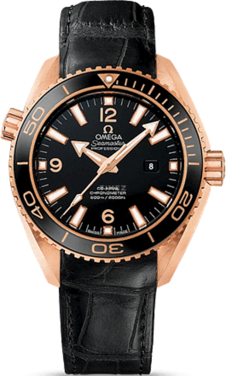 Omega,Seamaster Planet Ocean 37.50mm,37.50mm,Red Gold,Black,Automatic,Date,Co-Axial Escapement,232,232.63.38.20.01.001