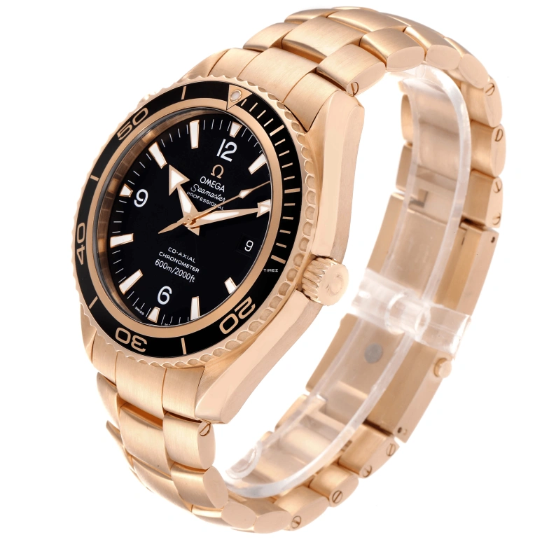 Omega,Seamaster Planet Ocean 42mm,42mm,Red Gold,Black,Automatic,Day,48hours,222,222.60.42.20.01.001