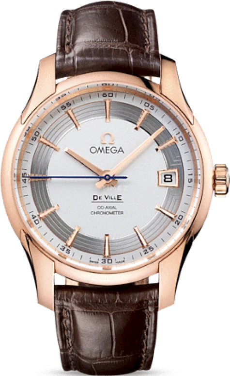 Omega,De Ville 41mm,41mm,Red Gold,Silver,Automatic,Date,Co-Axial Escapement,431,431.63.41.21.02.001